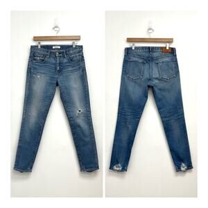 Moussy Vintage Velma Distressed Skinny Ankle Jean Japanese Denim - Size 28